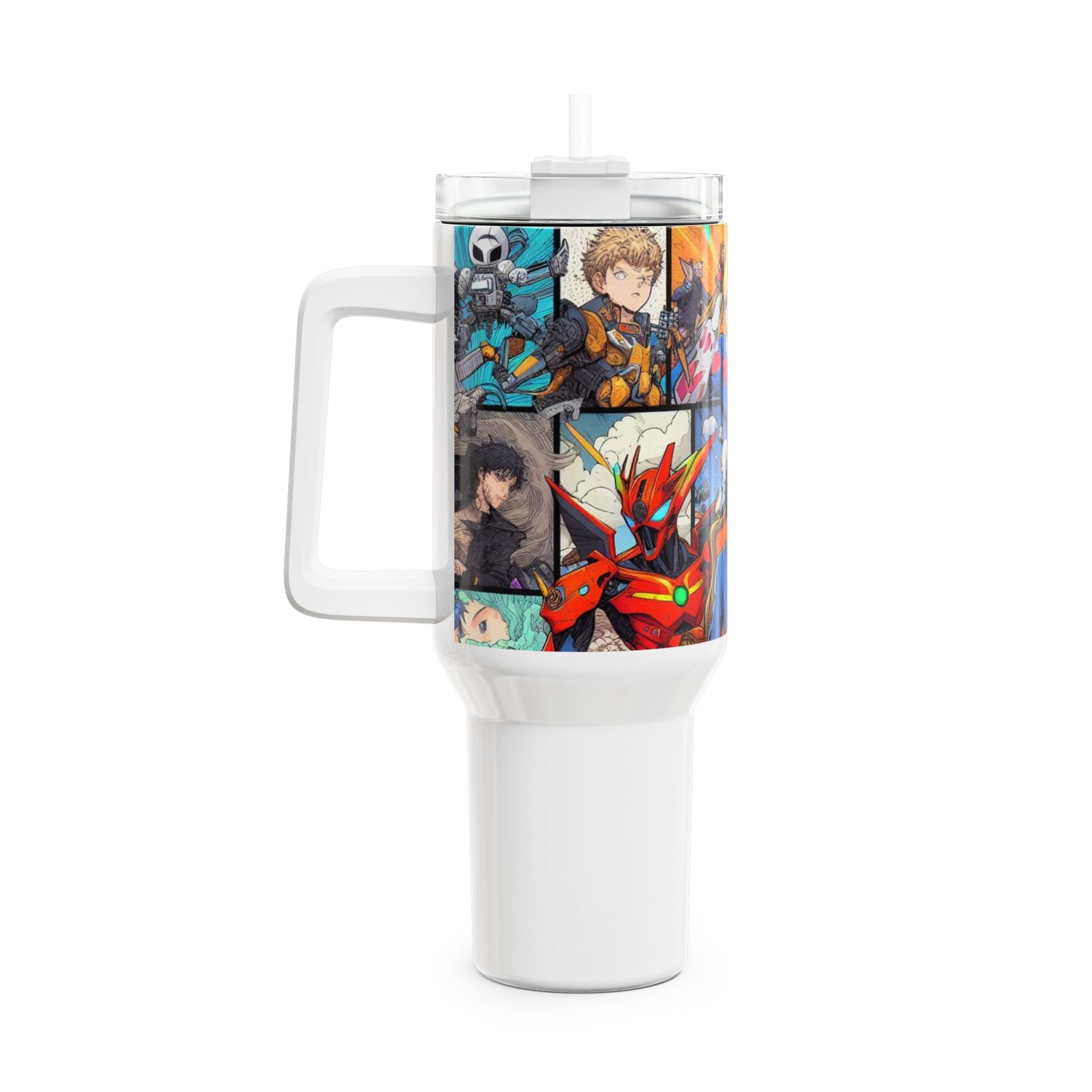 for - Stanley Tumbler | Geeky Drinkware for Anime Fans | Colorful Cartoon Tumbler for Gamers - premium material. limited stock. Order yours now and stand out with this exclusive piece!