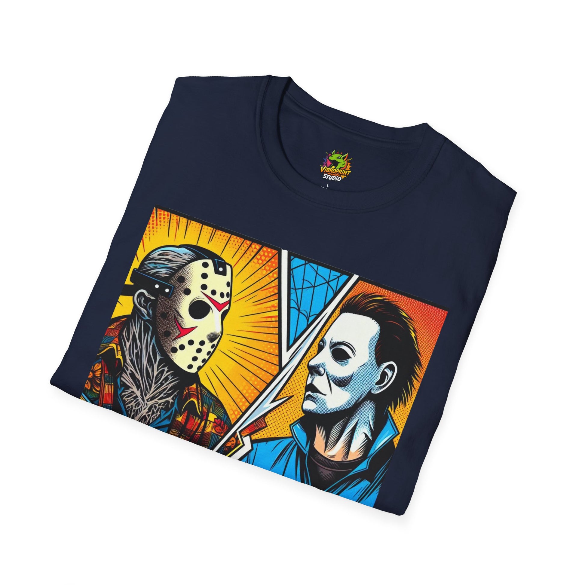 product - Jason & Michael Halloween Shirt | Funny Vintage Horror Tee - custom-made. limited stock. Order yours now and stand out with this exclusive piece!