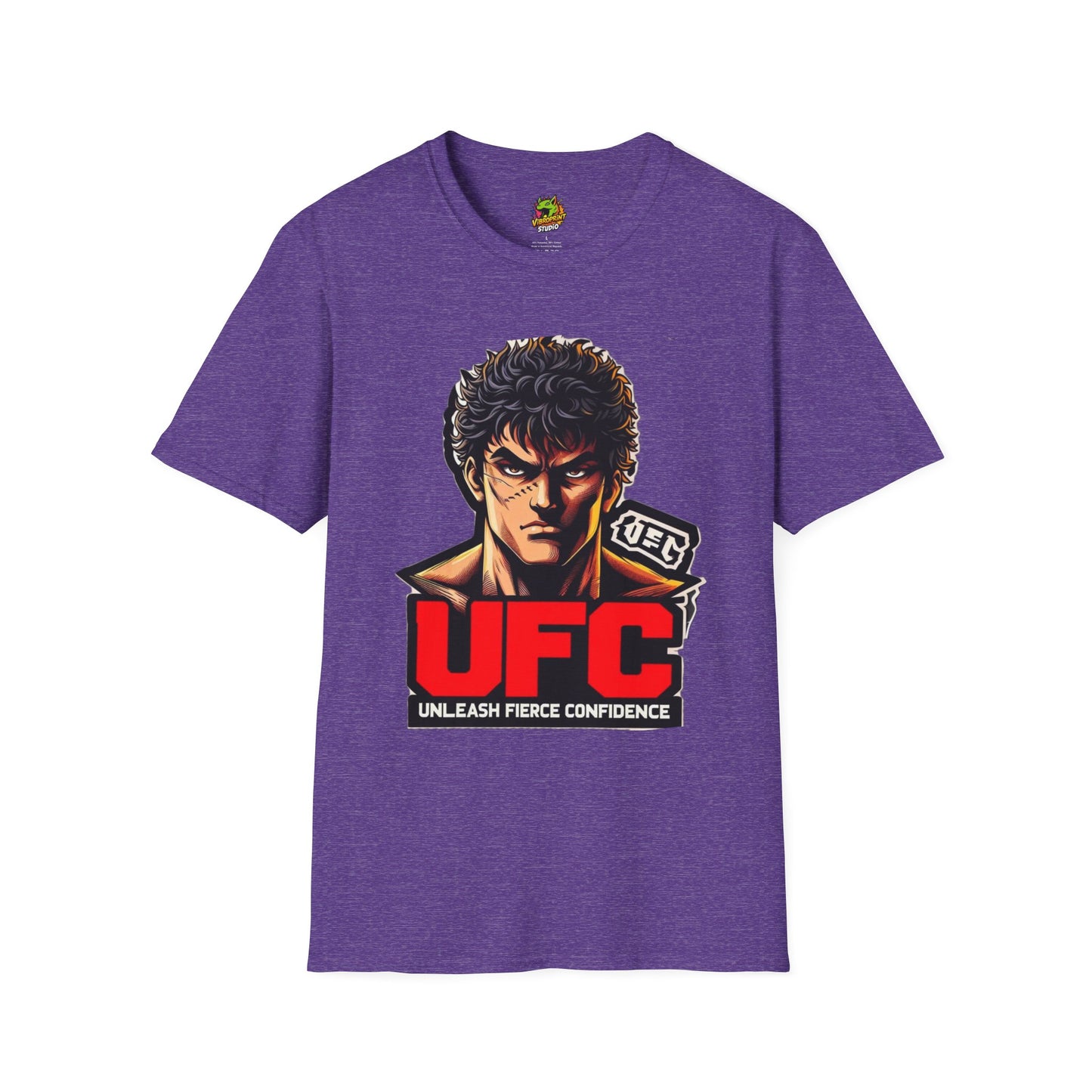 Confidence - UFC T Shirt | Unleash Fierce Confidence | Motivational UFC Tee with Baki Anime Elements - custom-made. perfect gift idea. Order yours now and stand out with this exclusive piece!