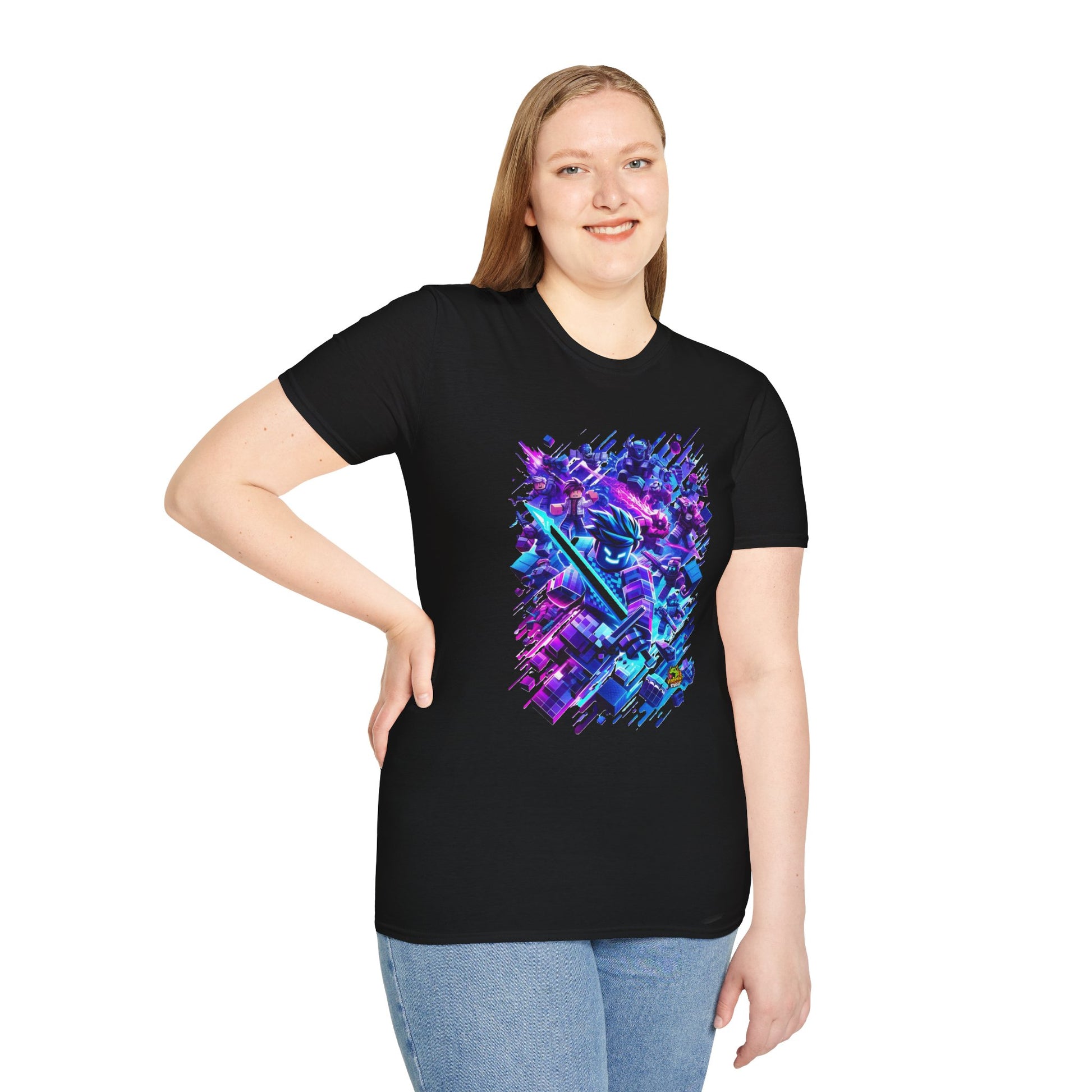 - - Roblox T-Shirt - Gamer's Quest - premium material. perfect gift idea. Order yours now and stand out with this exclusive piece!