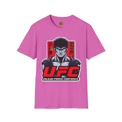 Confidence - UFC T Shirt | Unleash Fierce Confidence | UFC Tee with Baki Anime Style - premium material. limited stock. Order yours now and stand out with this exclusive piece!