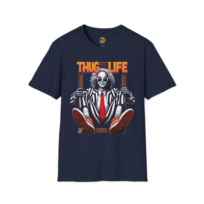 | - Beetlejuice Shirt | Thug Life Inspired T-Shirt | Classic Halloween Beetlejuice Tee - premium material. limited stock. Order yours now and stand out with this exclusive piece!