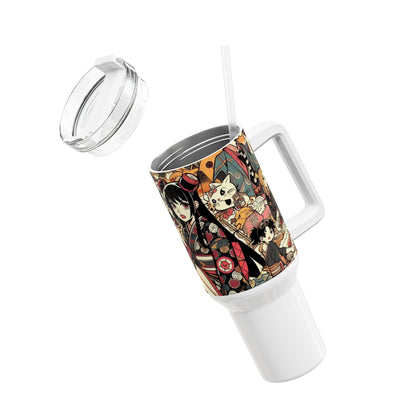 cup - Stanley cup | Geek Drinkware for Anime Fans | Colorful Cartoon Tumbler - custom-made. perfect gift idea. Order yours now and stand out with this exclusive piece!