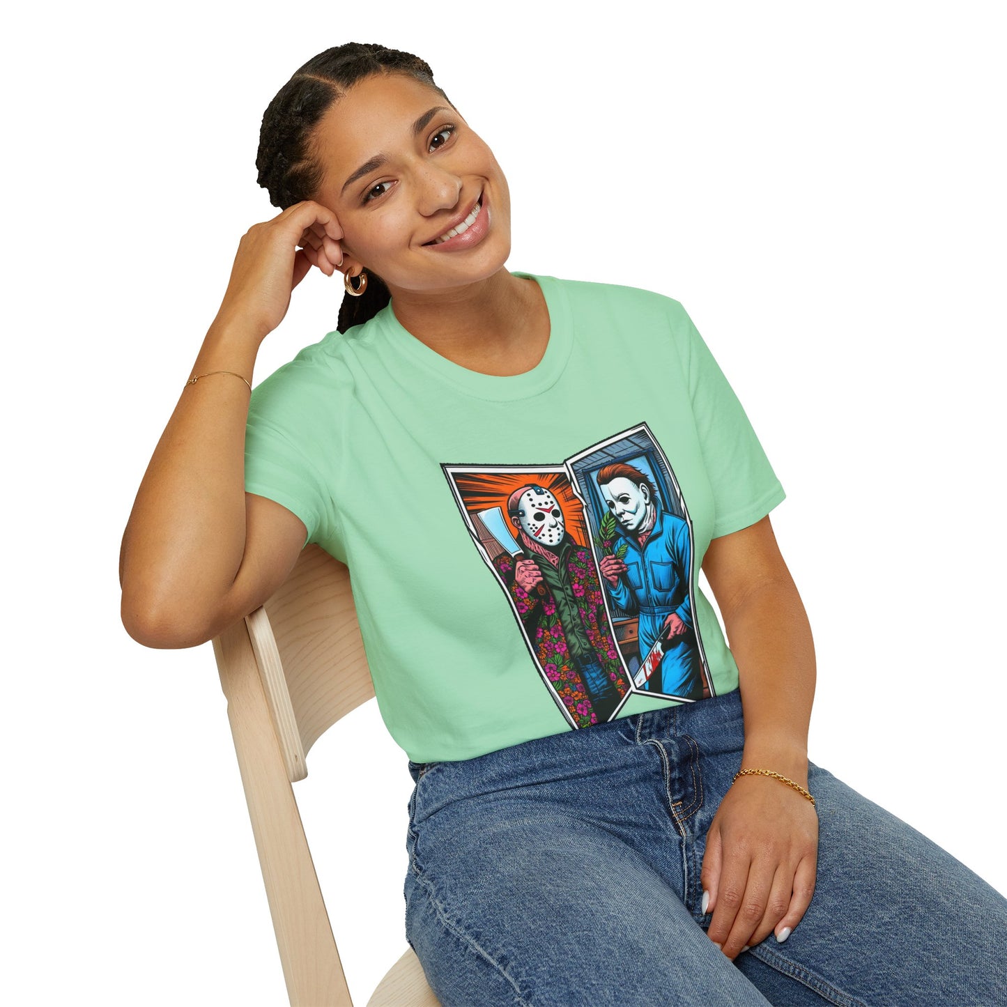 Jason Voorhees & Michael Myers Shirt | Funny Halloween Horror Tee