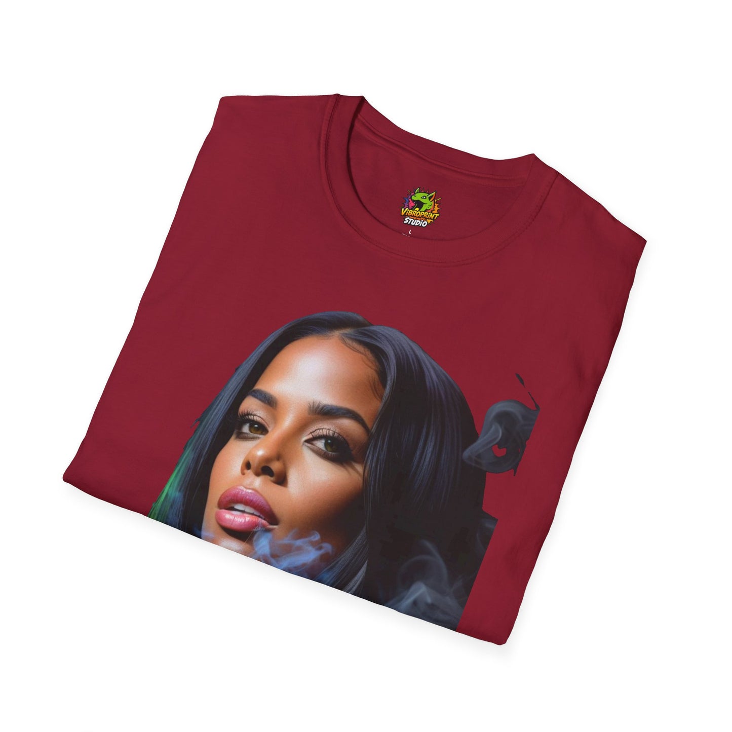 Tee - Aaliyah shirt | Tribute to the Queen of Urban Pop | Memorial R&B Portrait Tee - premium material. perfect gift idea. Order yours now and stand out with this exclusive piece!