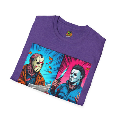 product - Michael Myers Vintage Tee | Jason Voorhees Funny Halloween Picnic Shirt - premium material. perfect gift idea. Order yours now and stand out with this exclusive piece!