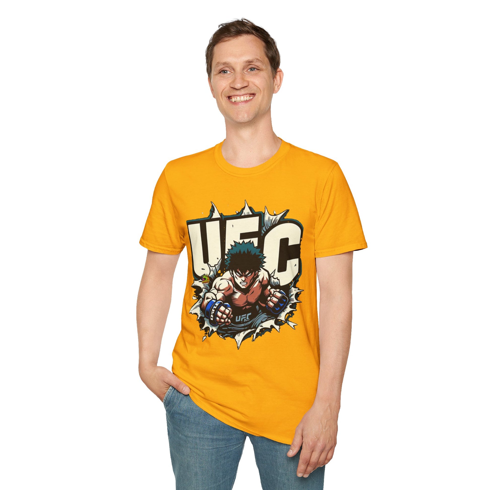 product - UFC T Shirt | Motivational Sport Tee | UFC Shirt for Gym & Anime Lovers - premium material. limited stock. Order yours now and stand out with this exclusive piece!