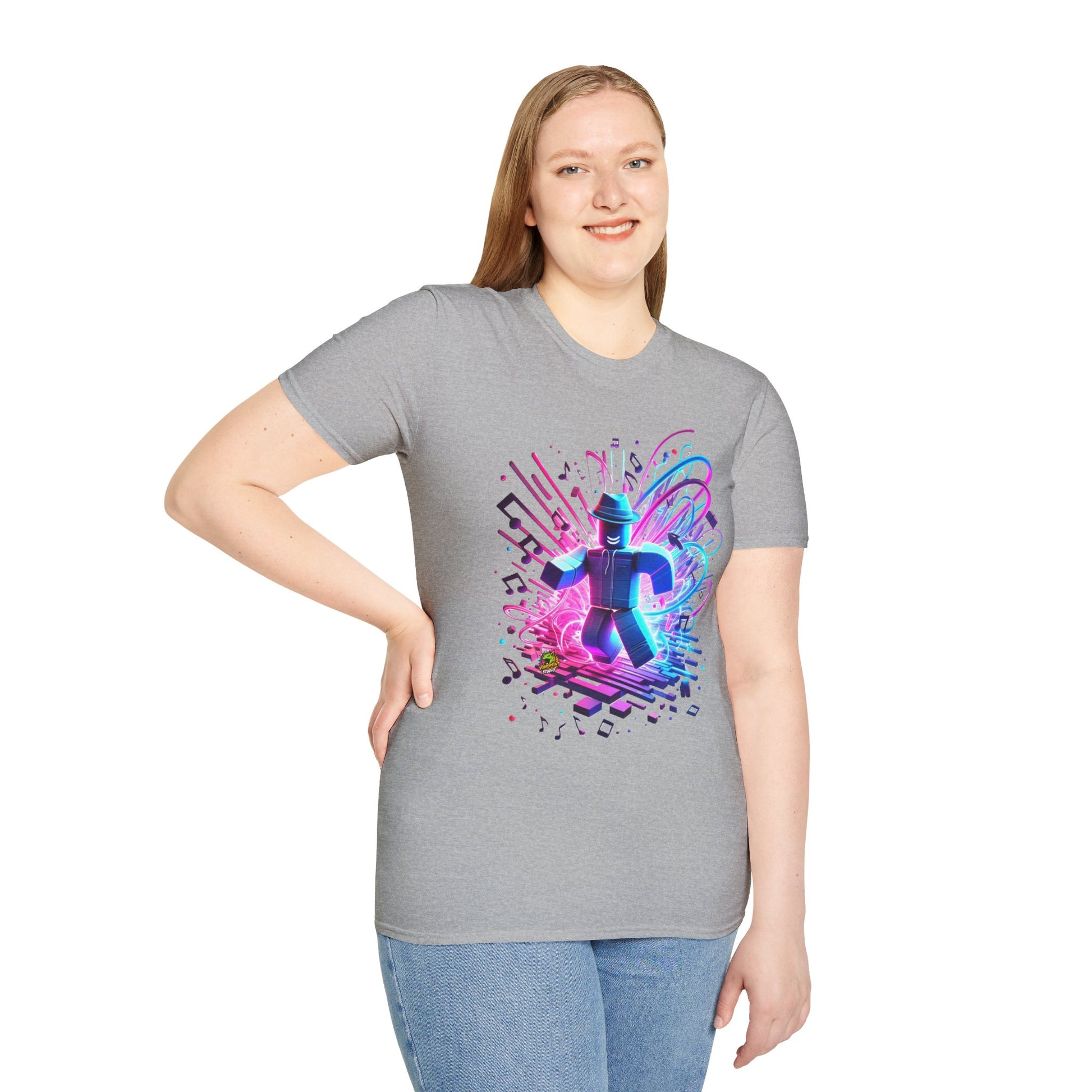 exclusive - Roblox T-Shirt - Neon Block Party - premium material. perfect gift idea. Order yours now and stand out with this exclusive piece!