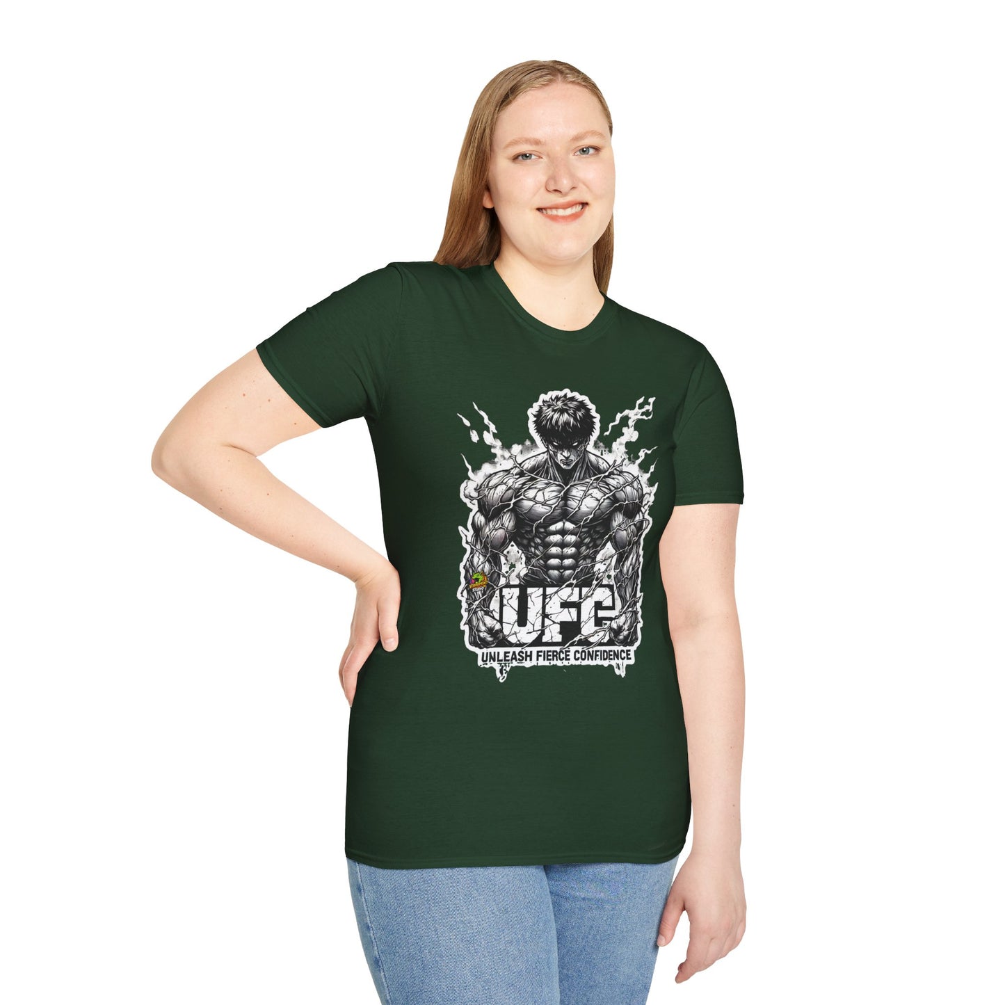 UFC T Shirt | Unleash Fierce Confidence | UFC Tee with Baki Anime Inspiration for Athletes