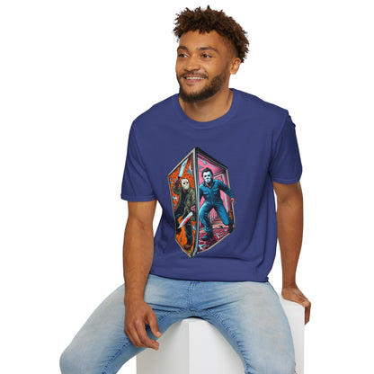 Jason & Michael Myers Funny Halloween Shirt | Vintage Horror Tee