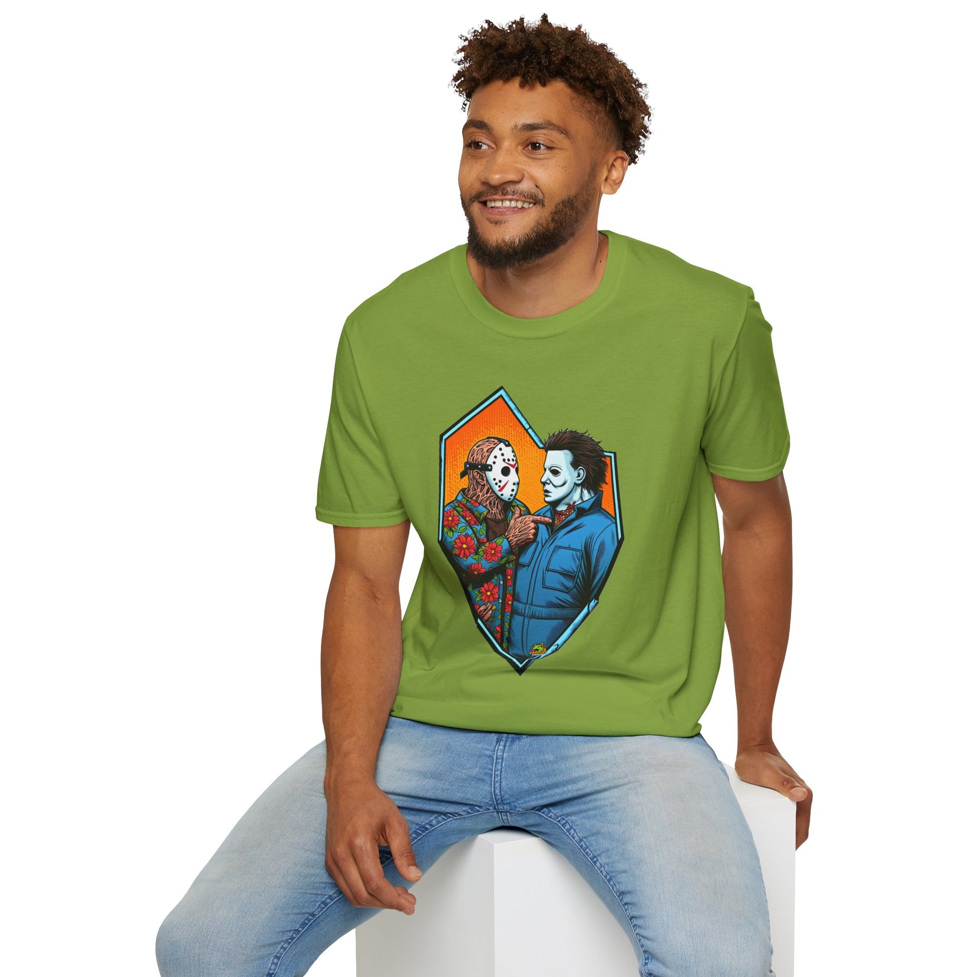 Myers - Michael Myers Vintage Shirt | Jason & Michael Funny Horror Tee - custom-made. limited stock. Order yours now and stand out with this exclusive piece!