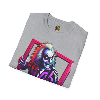 | - Beetlejuice Shirt | Classic Beetlejuice Tee | Creepy Beetlejuice Tee | Beetlejuice Movie Merch - premium material. limited stock. Order yours now and stand out with this exclusive piece!