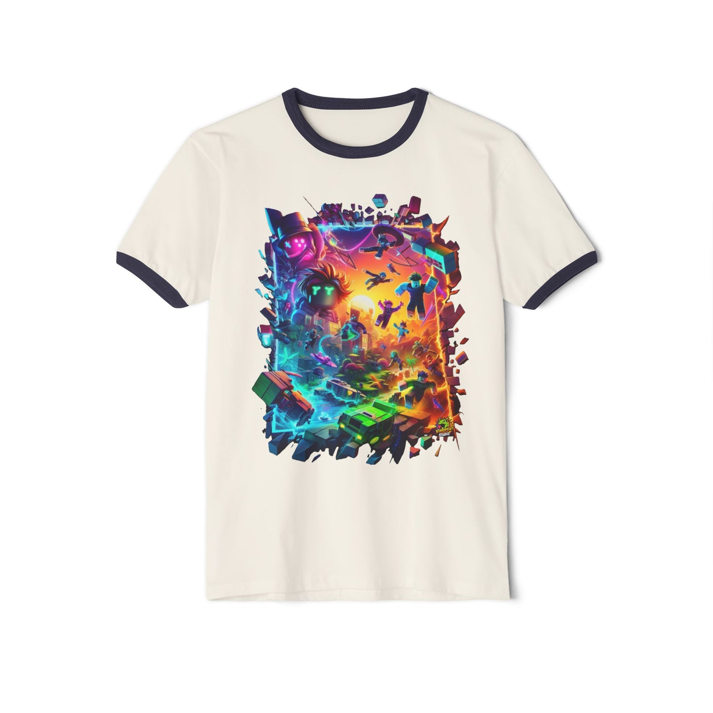 Roblox T Shirt for Gamers | Roblox Adventure Graphic Tee | Roblox T Shirt for All Ages - High Quality Image