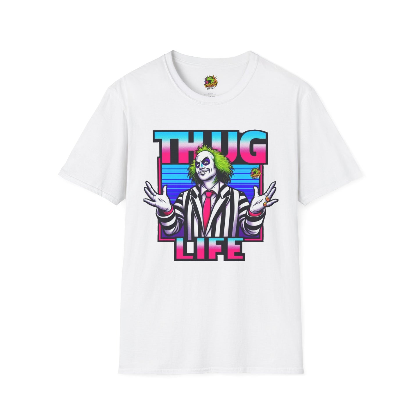 Shirt - Beetlejuice Shirt | Spooky Thug Life Tee | Halloween Beetlejuice Graphic Shirt for Men & Women - custom-made. perfect gift idea. Order yours now and stand out with this exclusive piece!