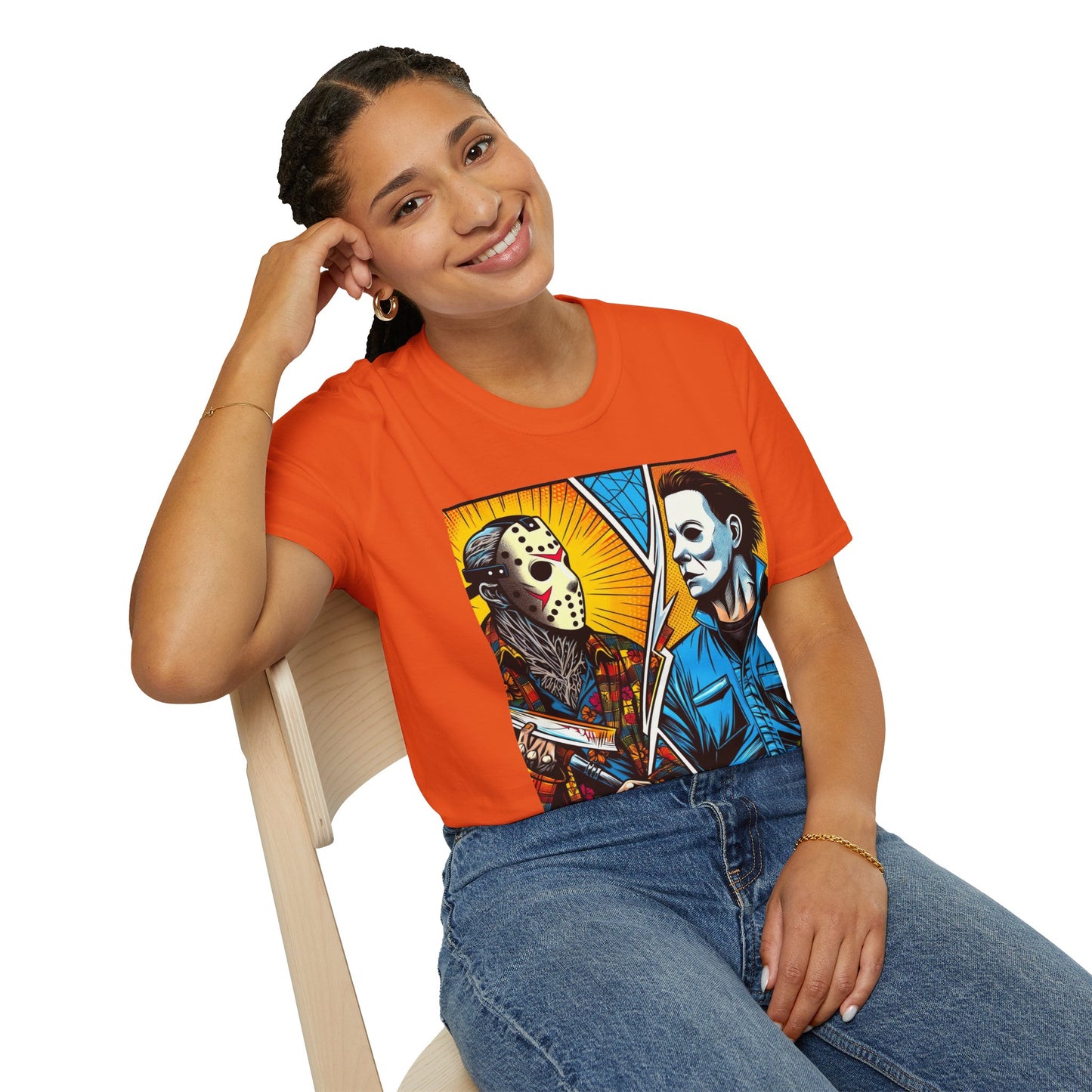 Jason & Michael Halloween Shirt | Funny Vintage Horror Tee