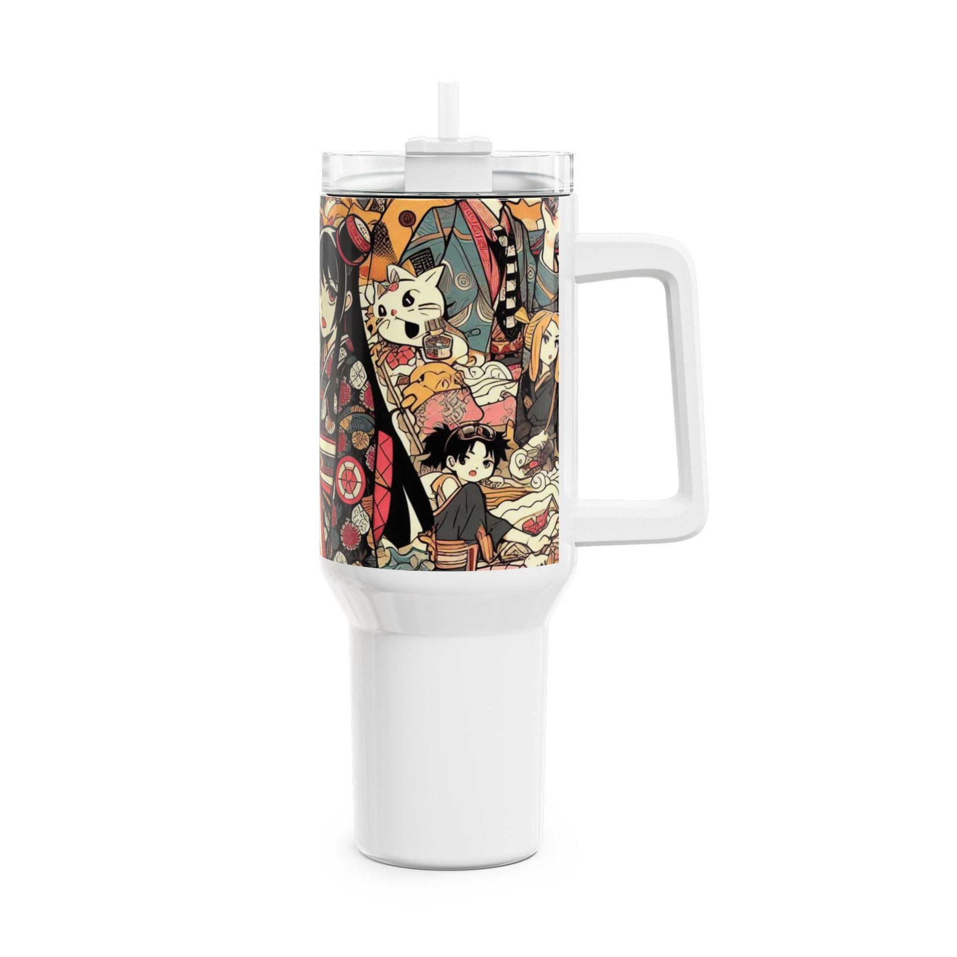 Colorful - Stanley cup | Geek Drinkware for Anime Fans | Colorful Cartoon Tumbler - premium material. perfect gift idea. Order yours now and stand out with this exclusive piece!