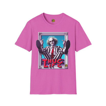 high-quality - Beetlejuice Shirt | Thug Life Halloween Graphic T-Shirt | Funny Beetlejuice Tee - custom-made. limited stock. Order yours now and stand out with this exclusive piece!