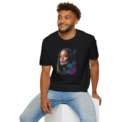 Tribute - Aaliyah shirt | Tribute to the Queen of Urban Pop | Memorial R&B Portrait Tee - custom-made. perfect gift idea. Order yours now and stand out with this exclusive piece!