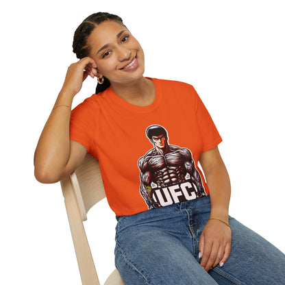 UFC T Shirt | Unleash Fierce Confidence | UFC Tee with Baki Anime Inspiration for Athletes