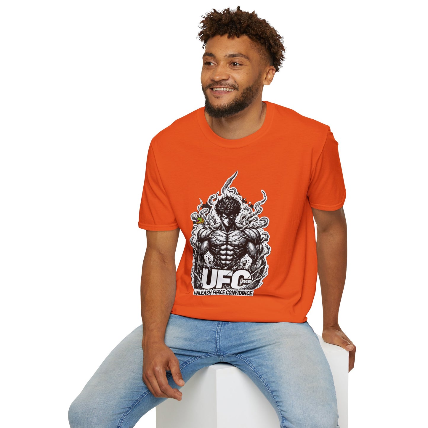 UFC T Shirt | Unleash Fierce Confidence | Motivational UFC Tee with Baki Anime Influence