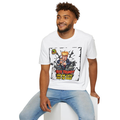 They're Eating the Dogs Tee | Trump Election Satire T-Shirt | Funny Meme Graphic Tee