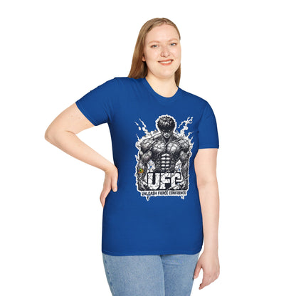 T - UFC T Shirt | Unleash Fierce Confidence | UFC Tee with Baki Anime Inspiration for Athletes - premium material. perfect gift idea. Order yours now and stand out with this exclusive piece!