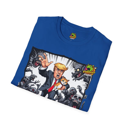 Tee - They're Eating the Dogs Tee | Satirical Political Humor Shirt | Trump Election Graphic Tee - premium material. limited stock. Order yours now and stand out with this exclusive piece!