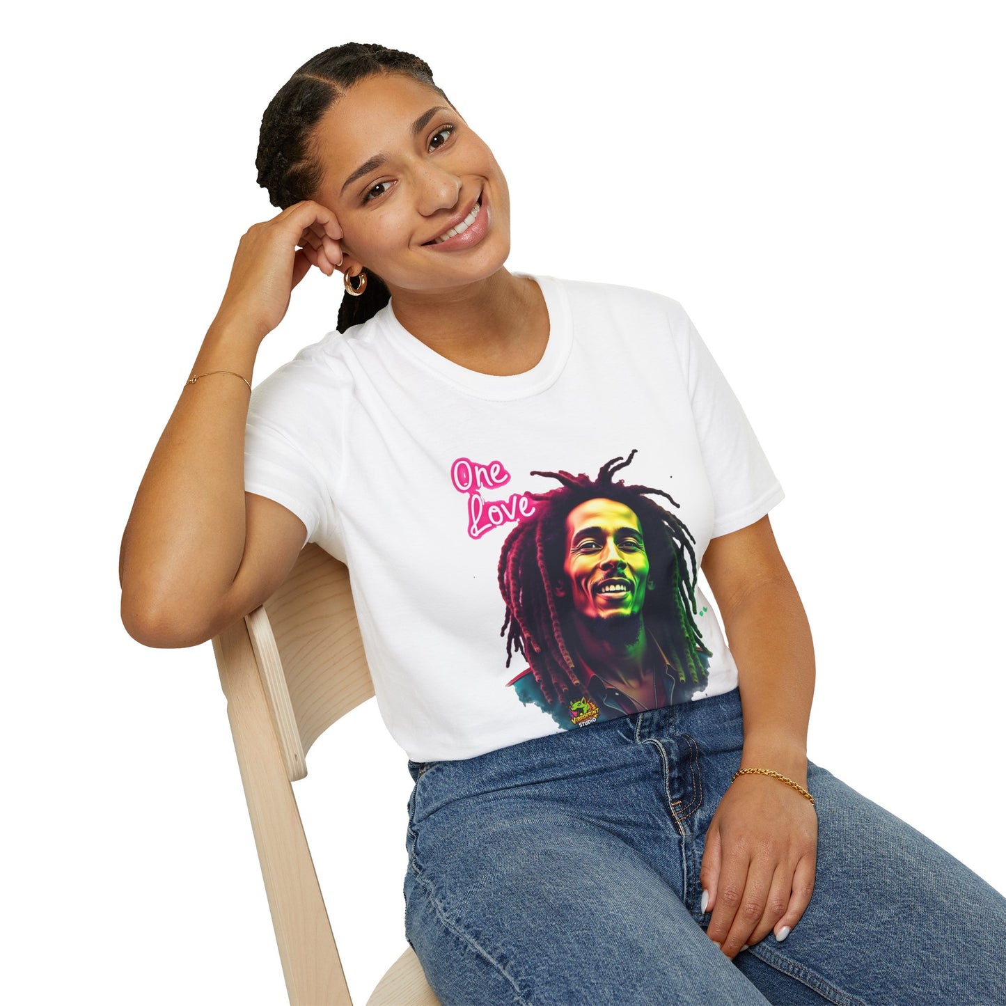 Bob Marley T-Shirt - Lion of Judah - VibroPrint Studio