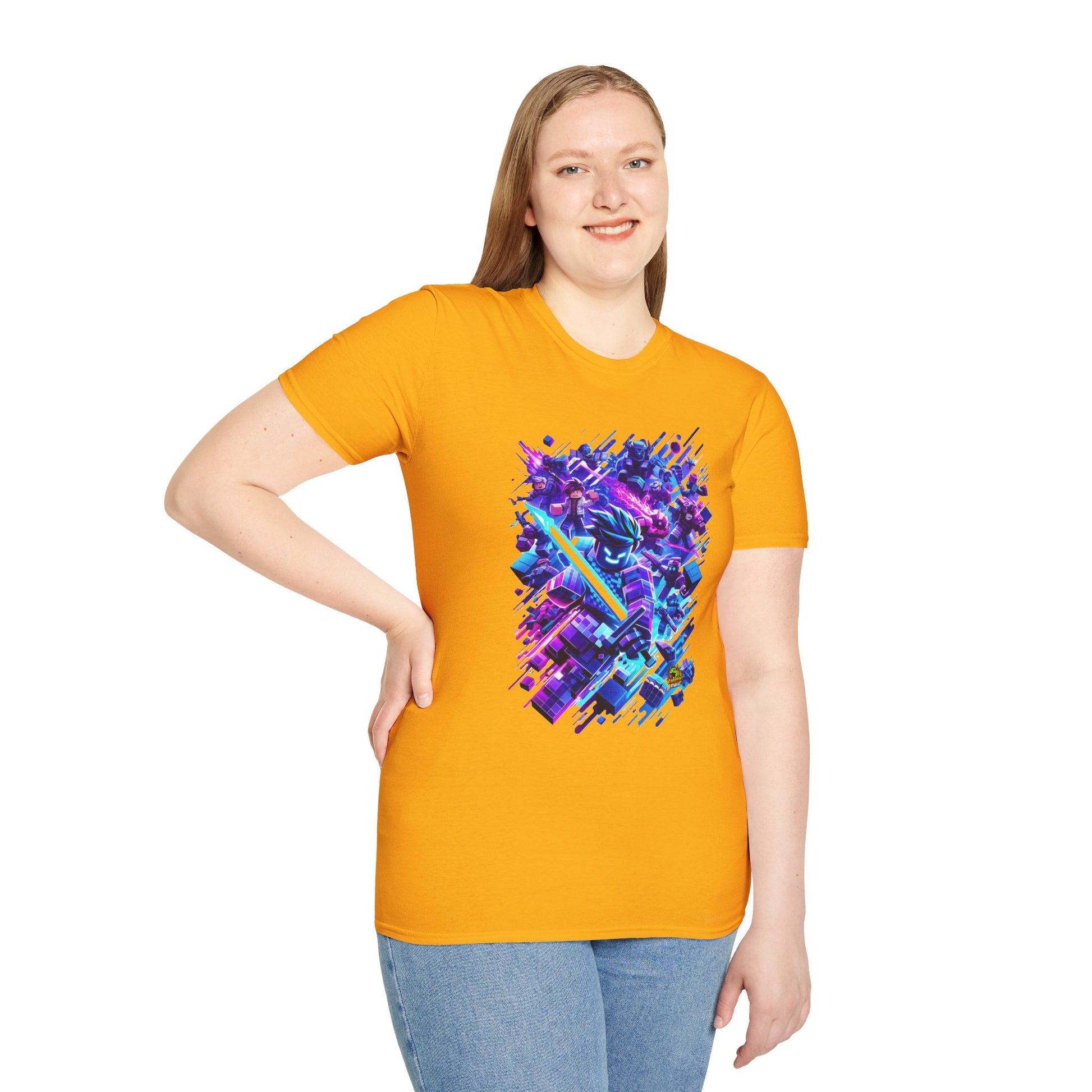 Gamer's - Roblox T-Shirt - Gamer's Quest - premium material. limited stock. Order yours now and stand out with this exclusive piece!