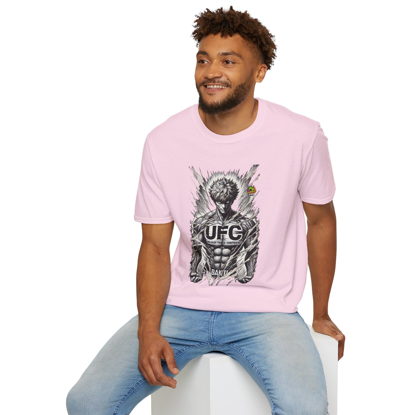 UFC T Shirt | Unleash Fierce Confidence | UFC Tee with Baki Anime T Shirt Inspiration