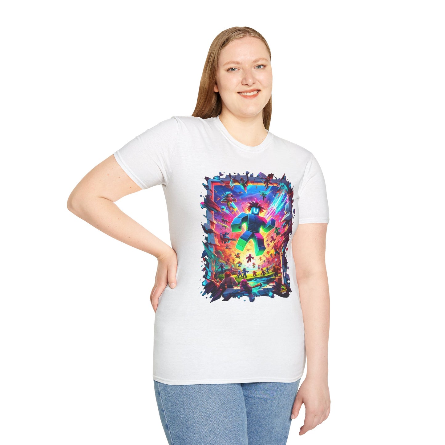 Boys - Cool Roblox T-Shirt for Boys & Girls | Roblox Avatar Tee | Roblox Game Shirt | Fun Roblox Clothing for Kids - premium material. limited stock. Order yours now and stand out with this exclusive piece!