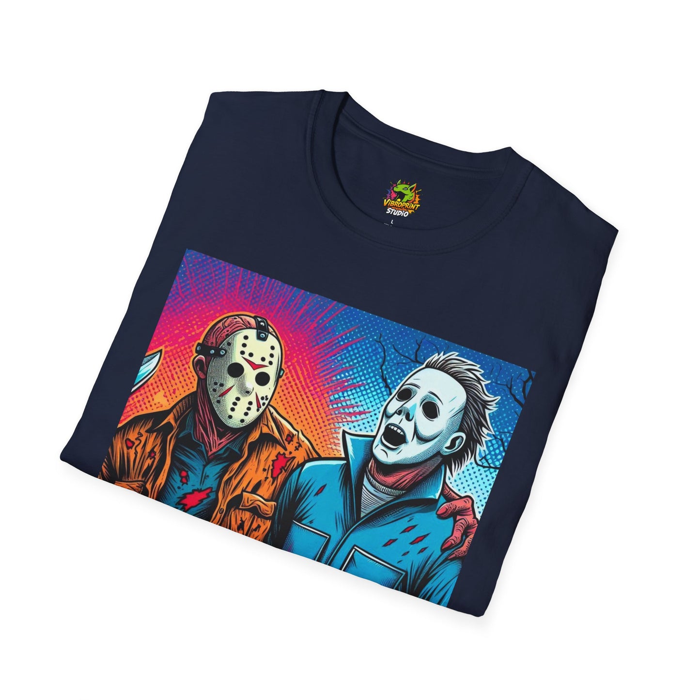 product - Jason Voorhees & Michael Myers Shirt | Funny Vintage Halloween Tee - premium material. perfect gift idea. Order yours now and stand out with this exclusive piece!