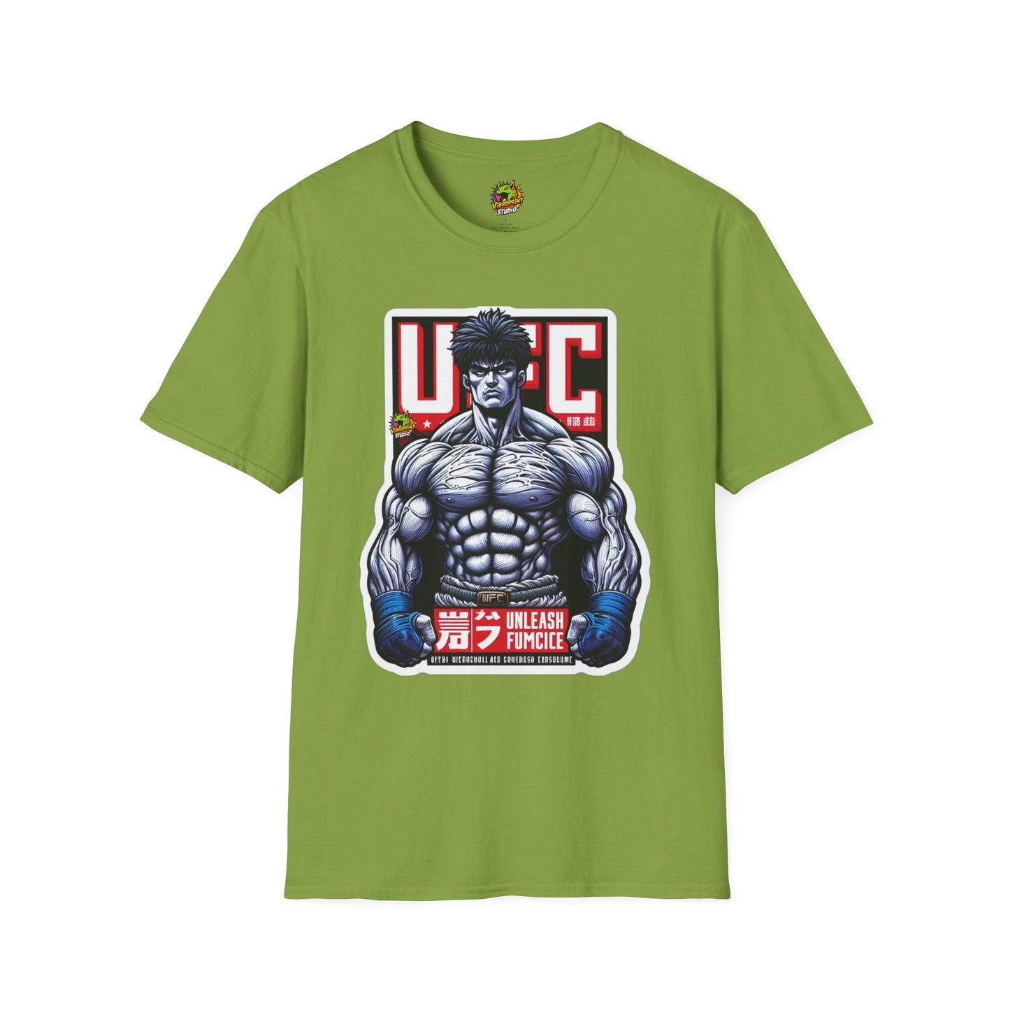 UFC - UFC T Shirt | Unleash Fierce Confidence | Motivational UFC Tee with Baki Anime Strength - premium material. limited stock. Order yours now and stand out with this exclusive piece!