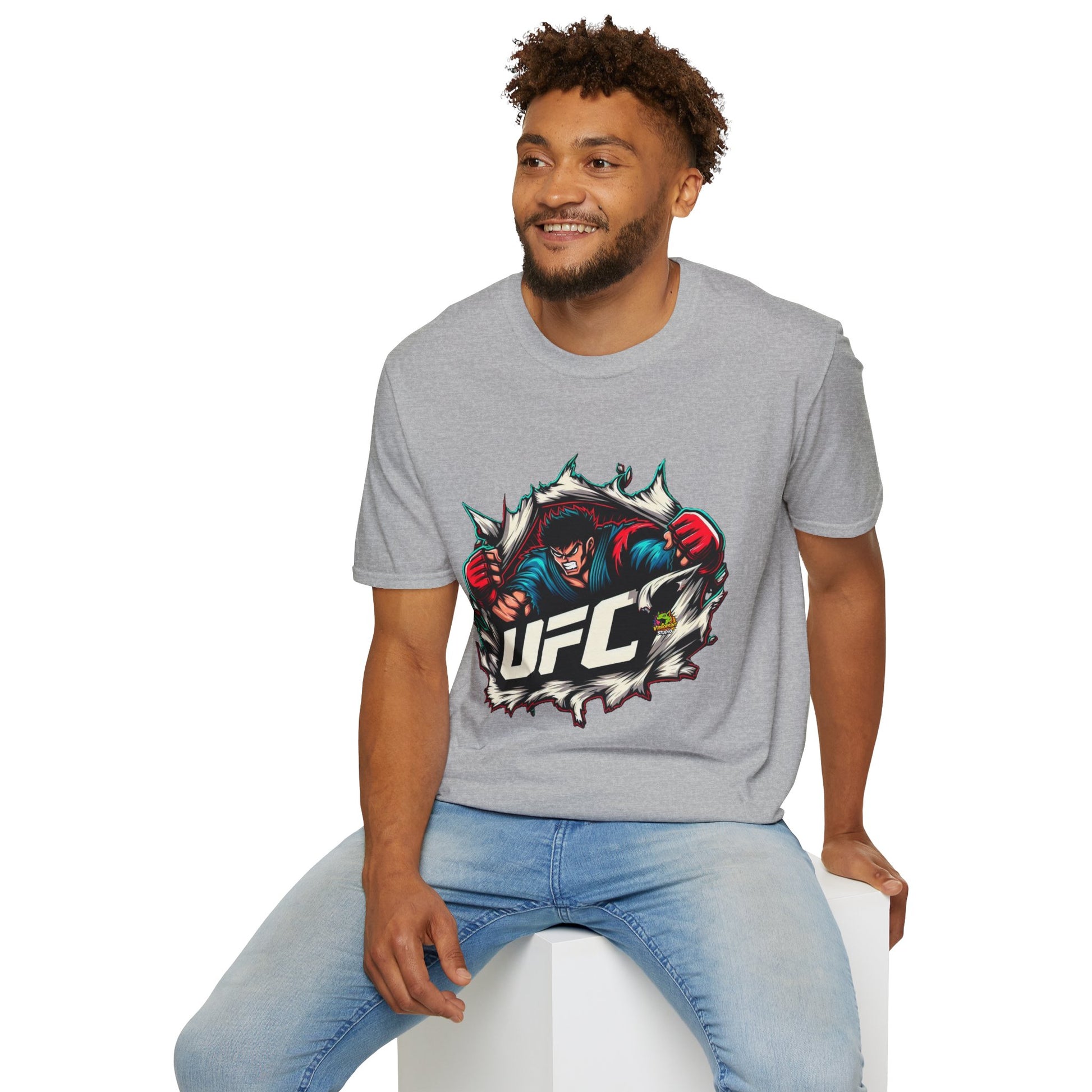 Gym - UFC T Shirt | Unleash Fierce Confidence | UFC Tee for Gym & Anime Fans - custom-made. perfect gift idea. Order yours now and stand out with this exclusive piece!