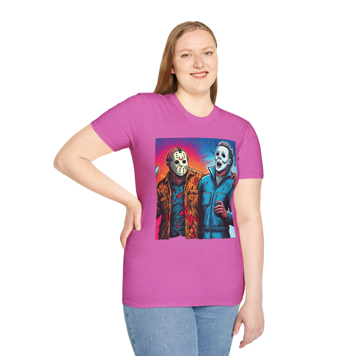 Jason Voorhees & Michael Myers Shirt | Funny Vintage Halloween Tee