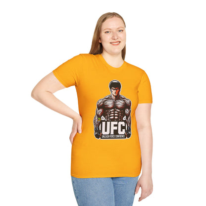 UFC T Shirt | Unleash Fierce Confidence | UFC Tee with Baki Anime Inspiration for Athletes