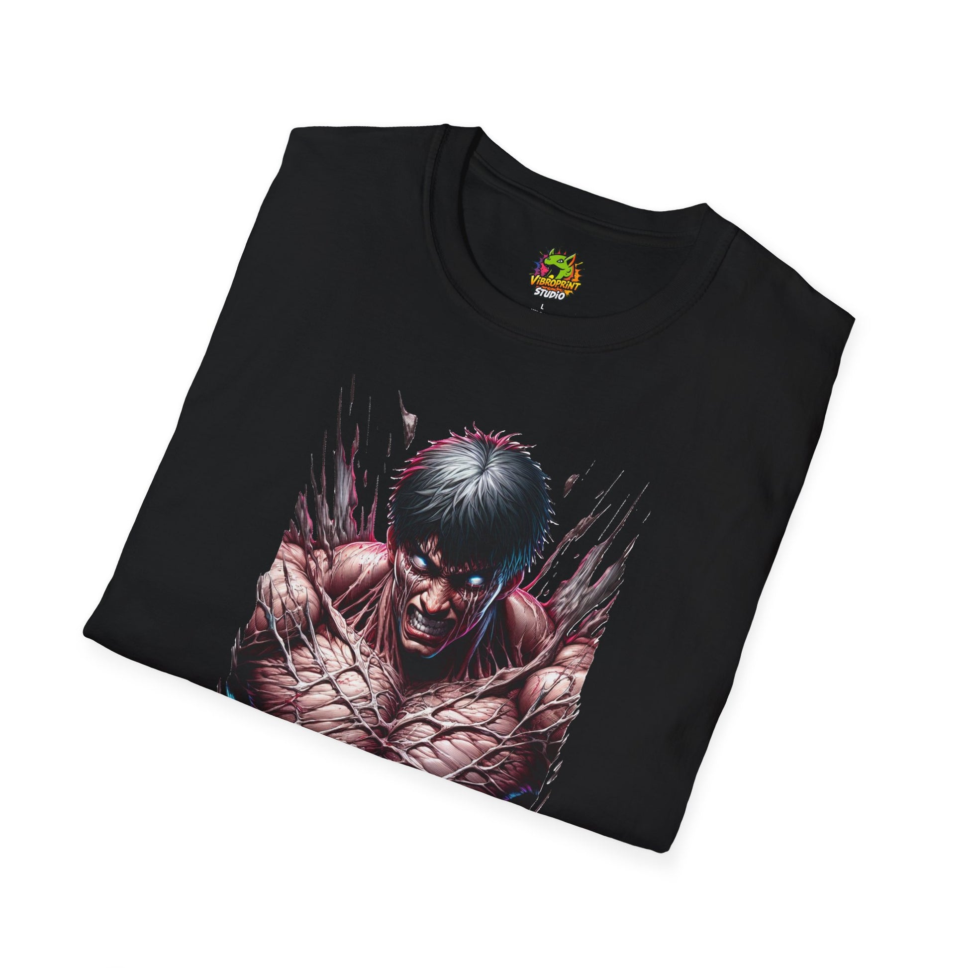 with - UFC T Shirt | Unleash Fierce Confidence | UFC Tee with Baki Anime Strength for Gym Enthusiasts - premium material. perfect gift idea. Order yours now and stand out with this exclusive piece!