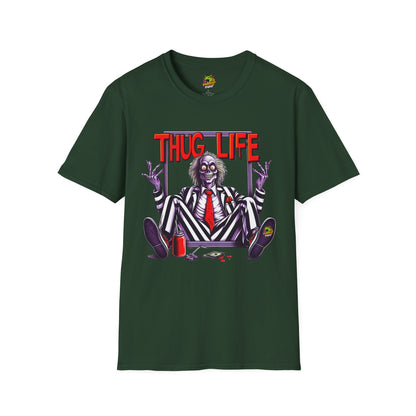 T-Shirt - Beetlejuice Shirt | Funny Thug Life Graphic T-Shirt | Halloween Beetlejuice Tee - premium material. perfect gift idea. Order yours now and stand out with this exclusive piece!