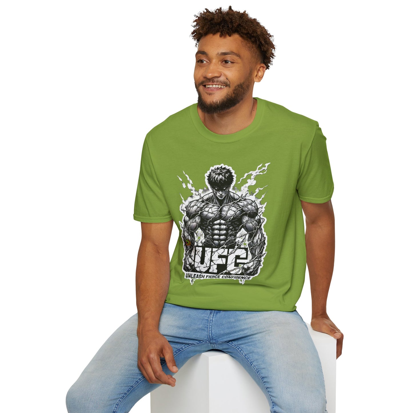 UFC T Shirt | Unleash Fierce Confidence | UFC Tee with Baki Anime Inspiration for Athletes