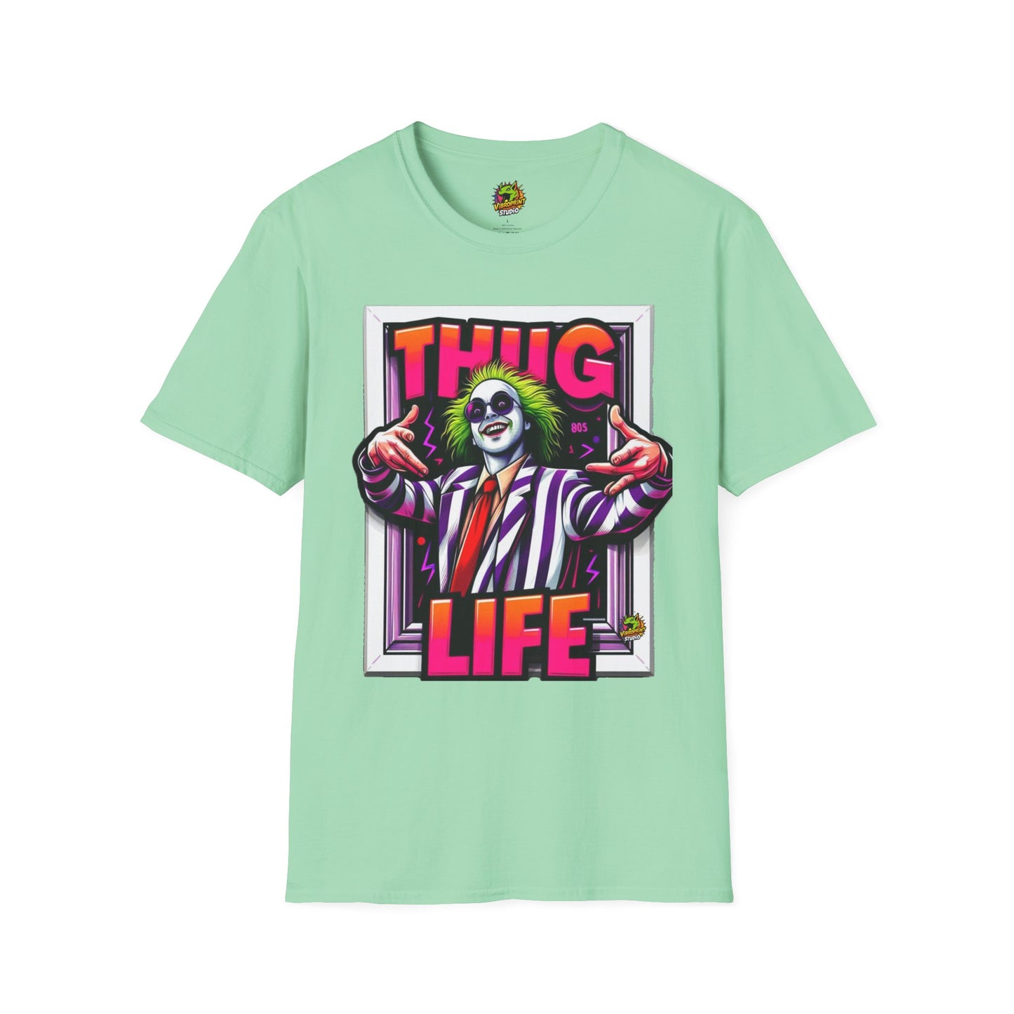 Tee - Beetlejuice Shirt | Spooky Thug Life Tee | Beetlejuice Graphic T-Shirt for Halloween - custom-made. limited stock. Order yours now and stand out with this exclusive piece!