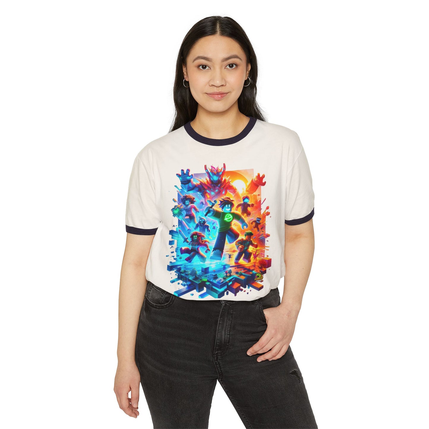 Roblox T Shirt for Gamers | Roblox Fan Adventure Tee | Roblox T Shirt - High Quality Image