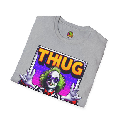 Beetlejuice - Beetlejuice Shirt | Funny Thug Life Halloween Tee | Classic Beetlejuice Graphic T-Shirt - custom-made. limited stock. Order yours now and stand out with this exclusive piece!