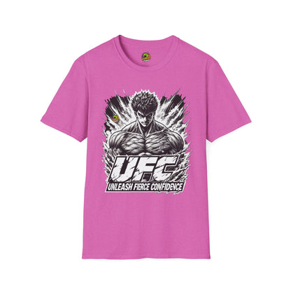 | - UFC T Shirt | Unleash Fierce Confidence | UFC Tee with Baki Anime T Shirt Motivation - premium material. perfect gift idea. Order yours now and stand out with this exclusive piece!