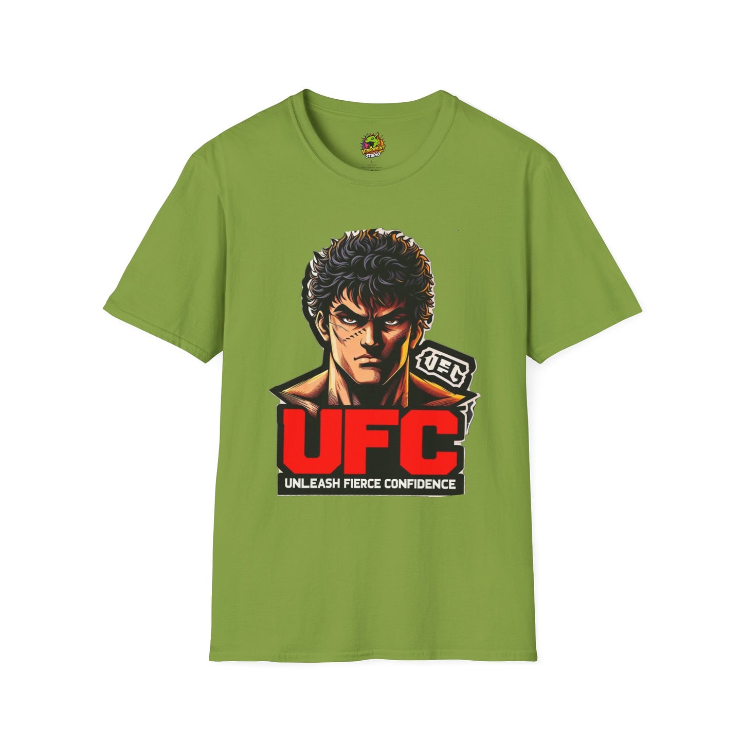 Tee - UFC T Shirt | Unleash Fierce Confidence | Motivational UFC Tee with Baki Anime Elements - premium material. limited stock. Order yours now and stand out with this exclusive piece!