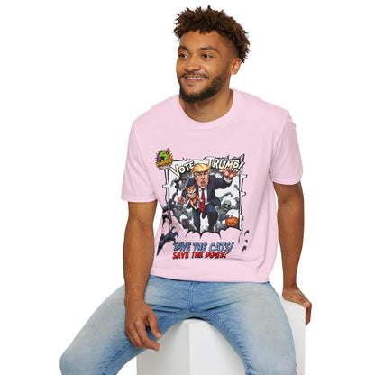 They're Eating the Dogs Tee | Funny Trump Graphic T-Shirt | Election Satire Shirt