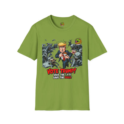 Meme - They're Eating the Dogs Shirt | Political Meme T-Shirt | Trump Election Humor Graphic Tee - premium material. limited stock. Order yours now and stand out with this exclusive piece!