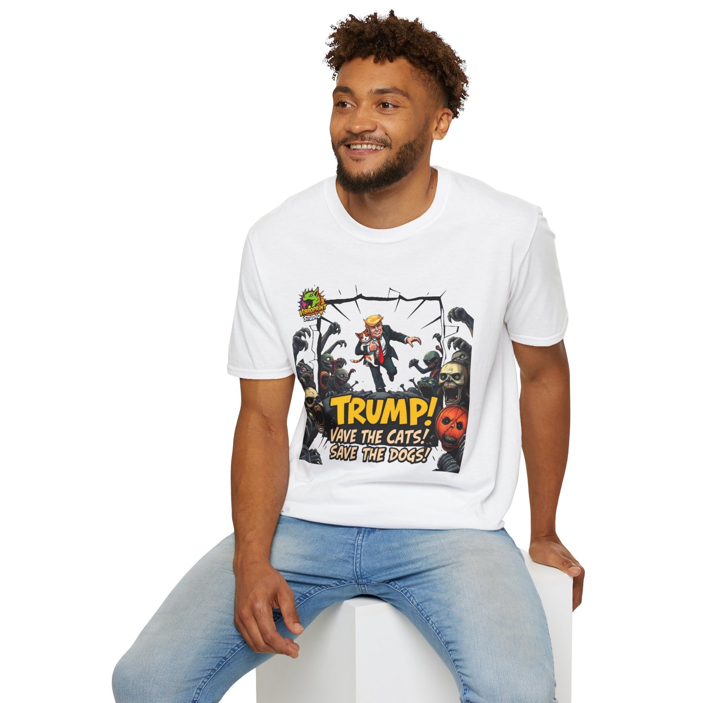 They're - They're Eating the Dogs Tee | Trump Election Meme T-Shirt | Satirical Political Shirt - custom-made. limited stock. Order yours now and stand out with this exclusive piece!