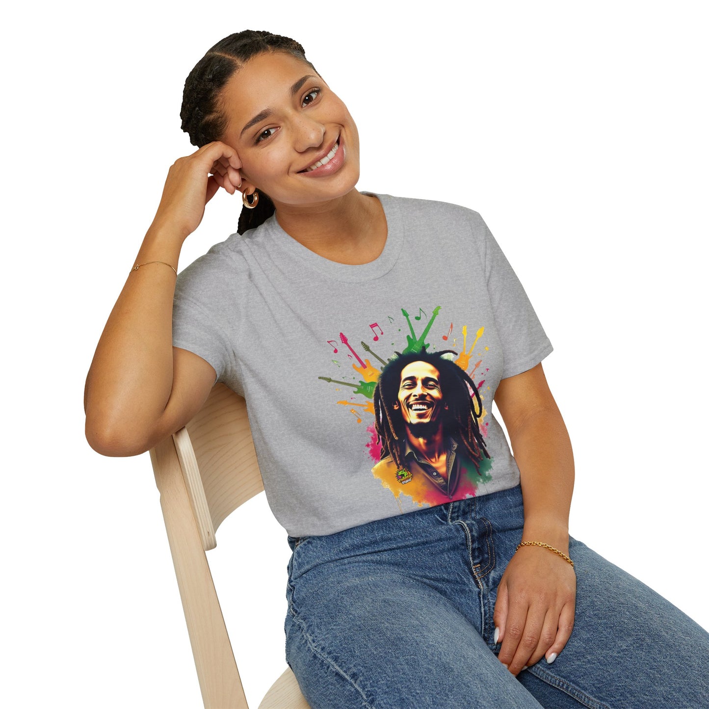 Soulful - Bob Marley T-Shirt - Soulful Echoes - premium material. limited stock. Order yours now and stand out with this exclusive piece!