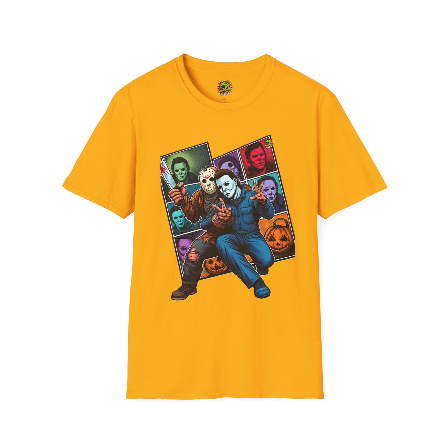 Shirt - Jason Voorhees & Michael Myers Funny Shirt | Halloween Picnic Tee - premium material. limited stock. Order yours now and stand out with this exclusive piece!