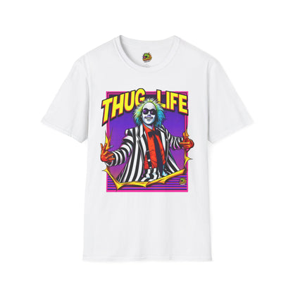 Shirt - Beetlejuice Shirt | Thug Life Halloween T-Shirt | Creepy Beetlejuice Graphic Tee - custom-made. perfect gift idea. Order yours now and stand out with this exclusive piece!